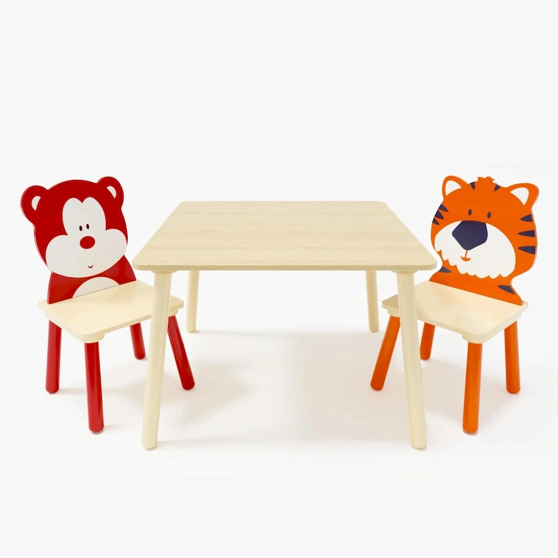 Ensemble table et 2 chaises pour enfant