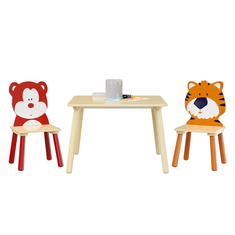 Ensemble table et 2 chaises pour enfant