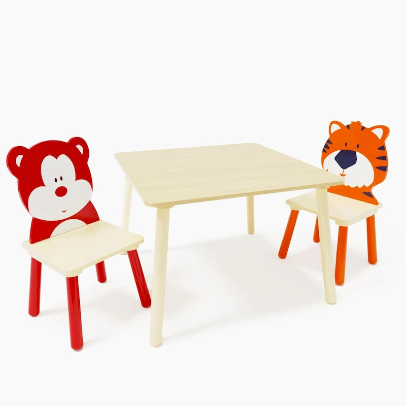 Ensemble table et 2 chaises pour enfant