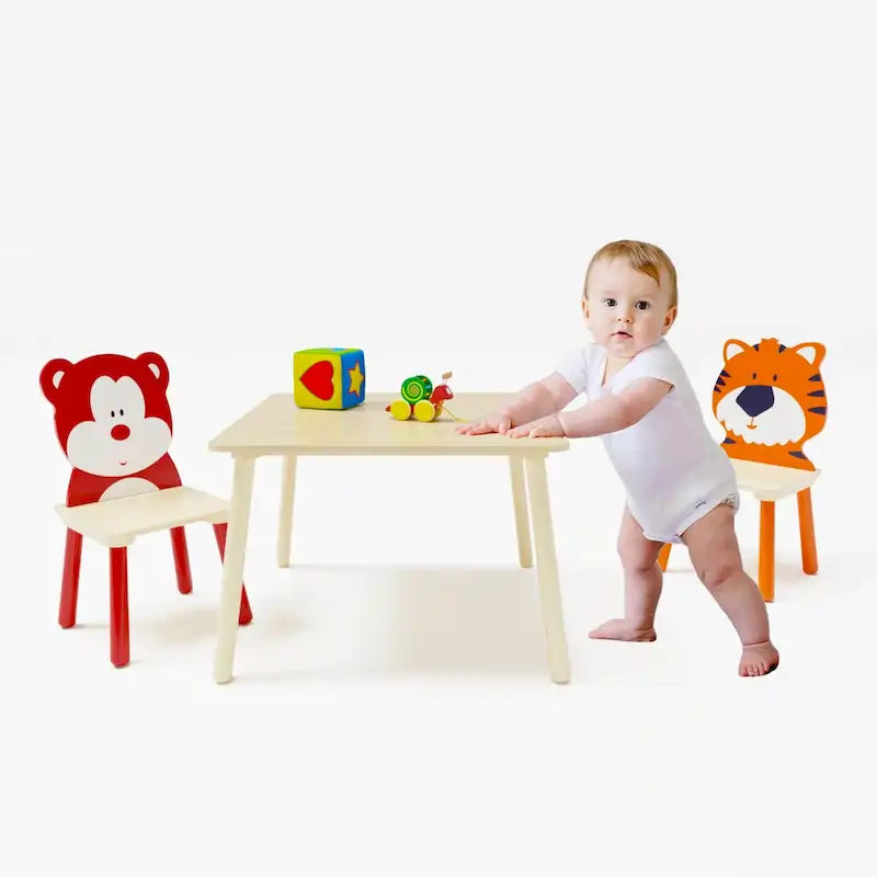 Ensemble table et 2 chaises pour enfant