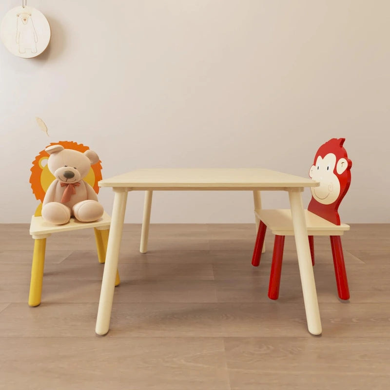 Ensemble table et 2 chaises pour enfant