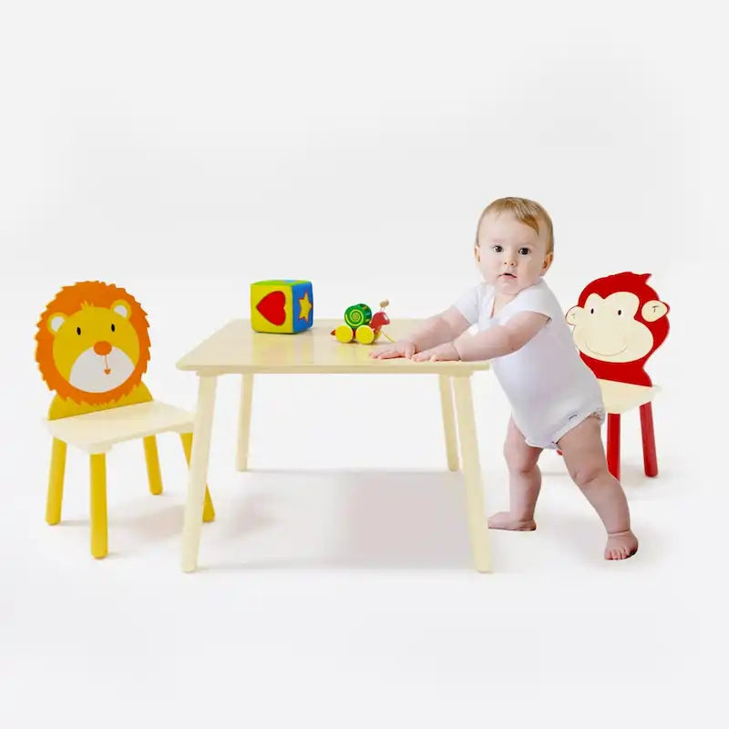 Ensemble table et 2 chaises pour enfant