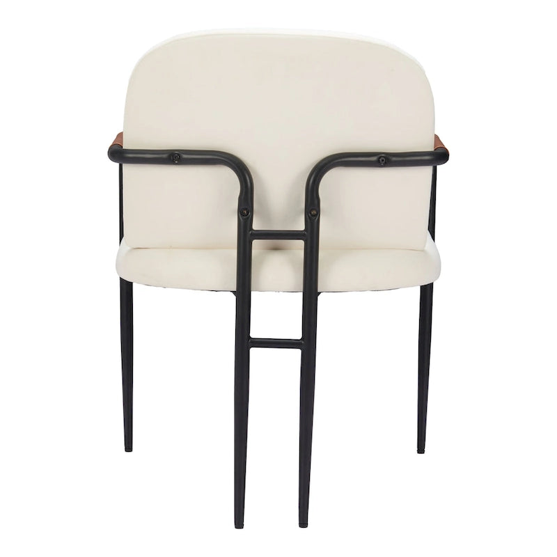 Chaise de salle à manger Sibu crème