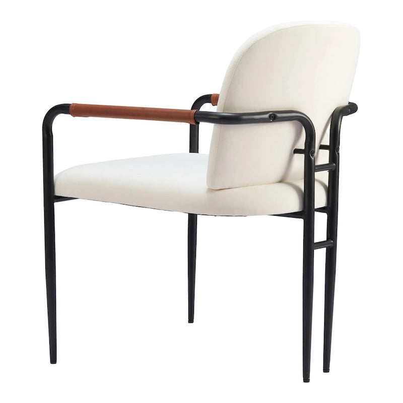 Chaise de salle à manger Sibu crème