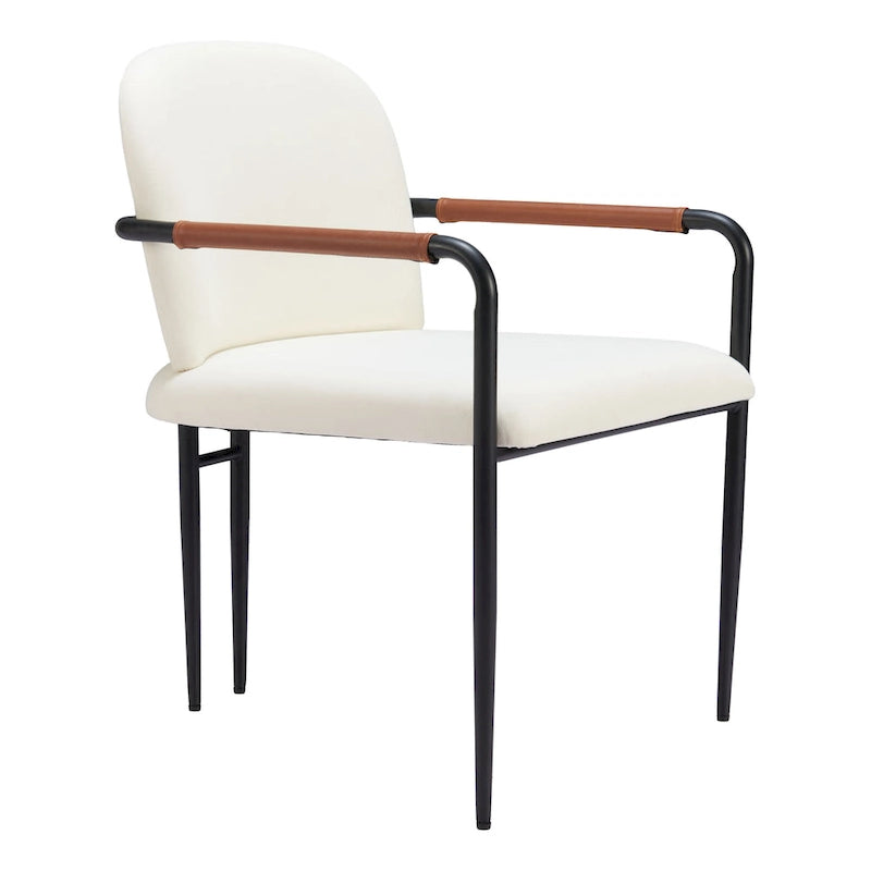 Chaise de salle à manger Sibu crème