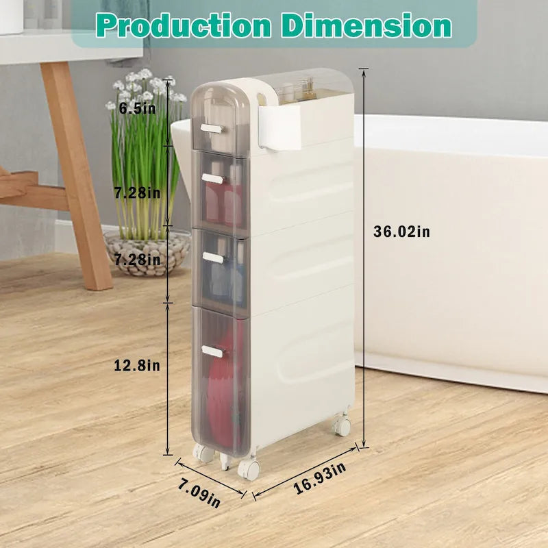 Meuble de rangement pour papier toilette à côté des toilettes pour petite salle de bain