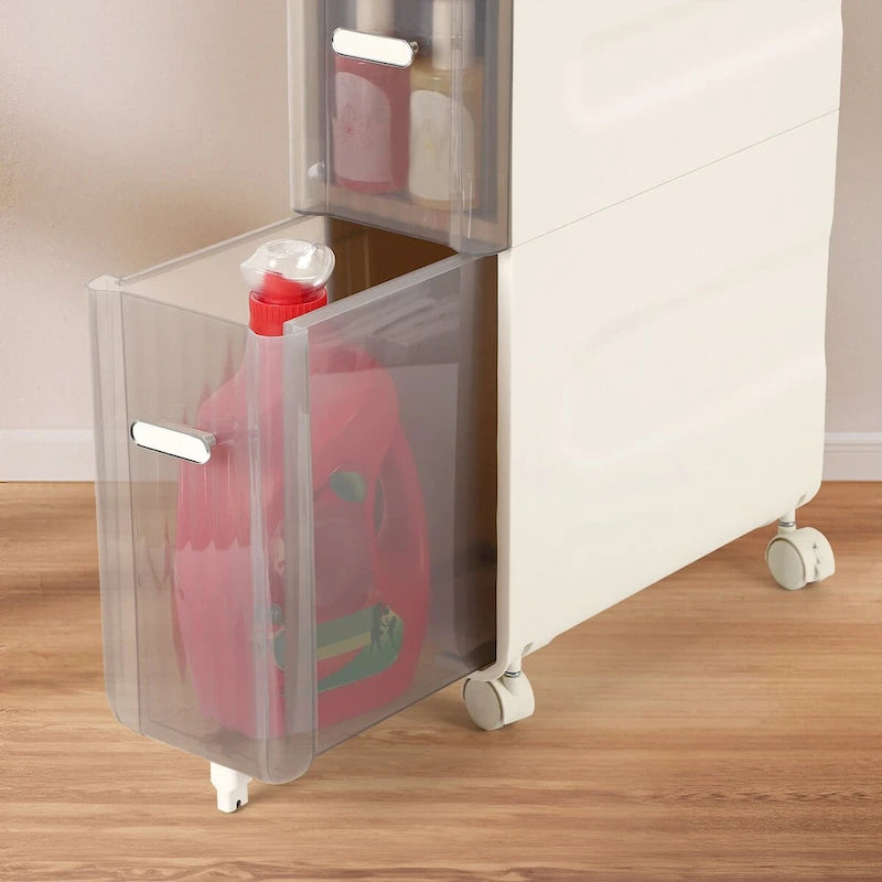 Meuble de rangement pour papier toilette à côté des toilettes pour petite salle de bain