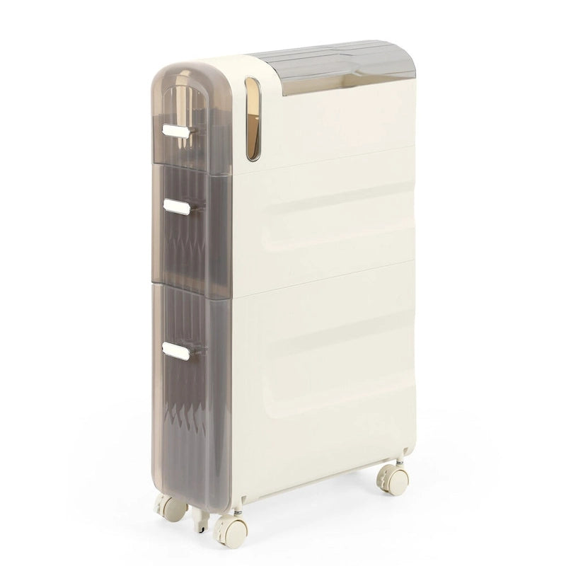 Meuble de rangement pour papier toilette à côté des toilettes pour petite salle de bain