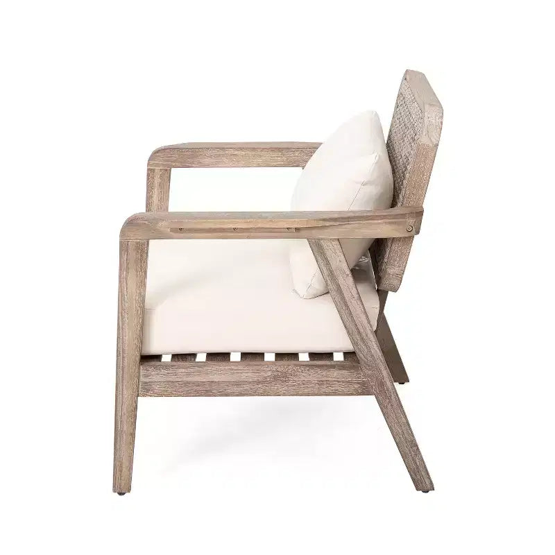 Christopher Knight Home Ursa Chaise de club de patio extérieure en bois d'acacia