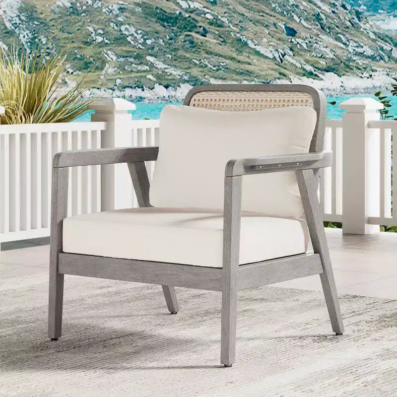 Christopher Knight Home Ursa Chaise de club de patio extérieure en bois d'acacia