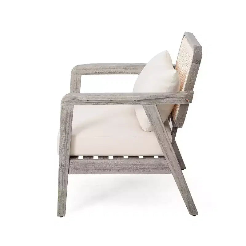 Christopher Knight Home Ursa Chaise de club de patio extérieure en bois d'acacia
