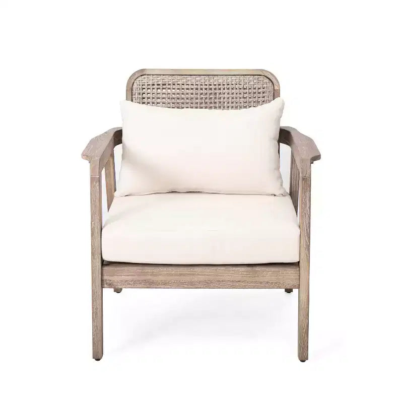 Christopher Knight Home Ursa Chaise de club de patio extérieure en bois d'acacia