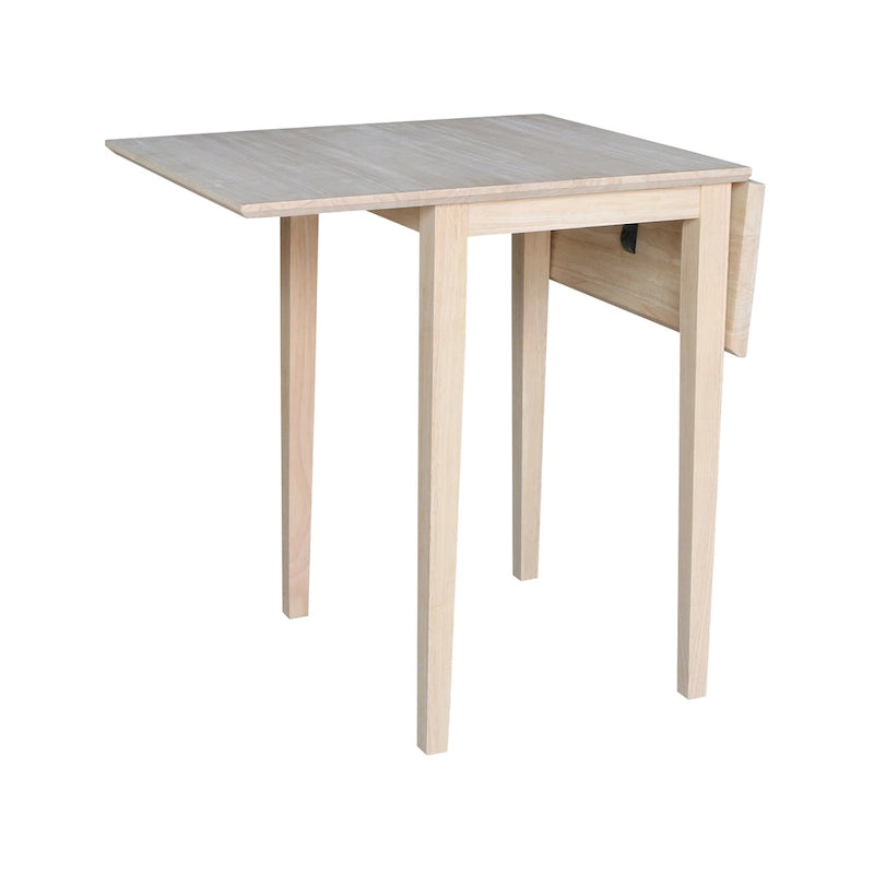 Table de salle à manger style Shaker à abattants International Concepts, petite