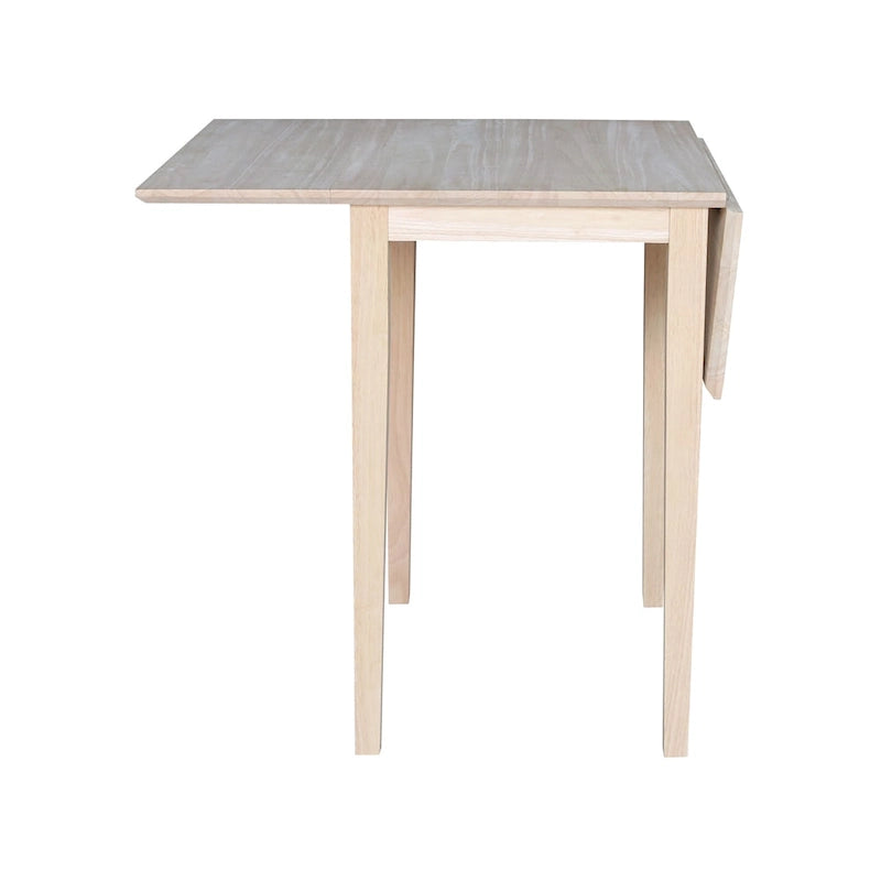 Table de salle à manger style Shaker à abattants International Concepts, petite