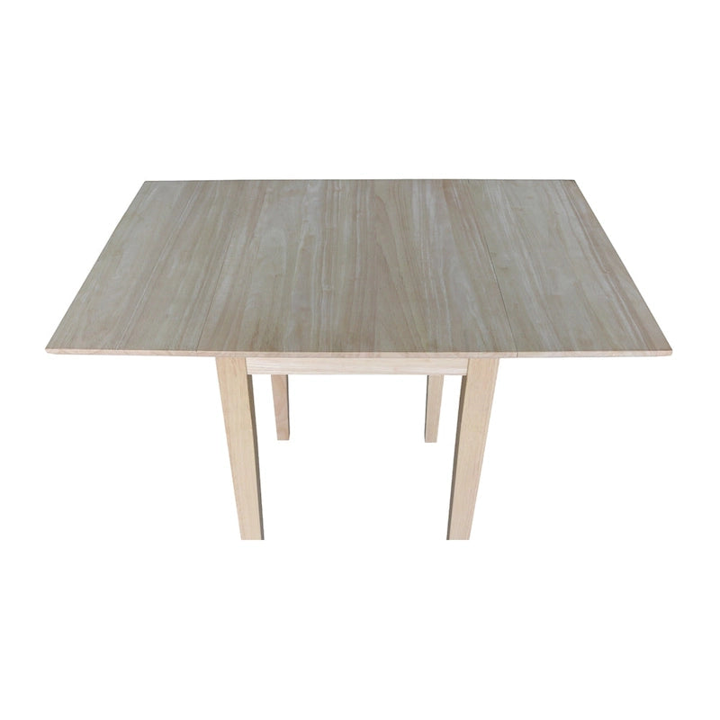 Table de salle à manger style Shaker à abattants International Concepts, petite