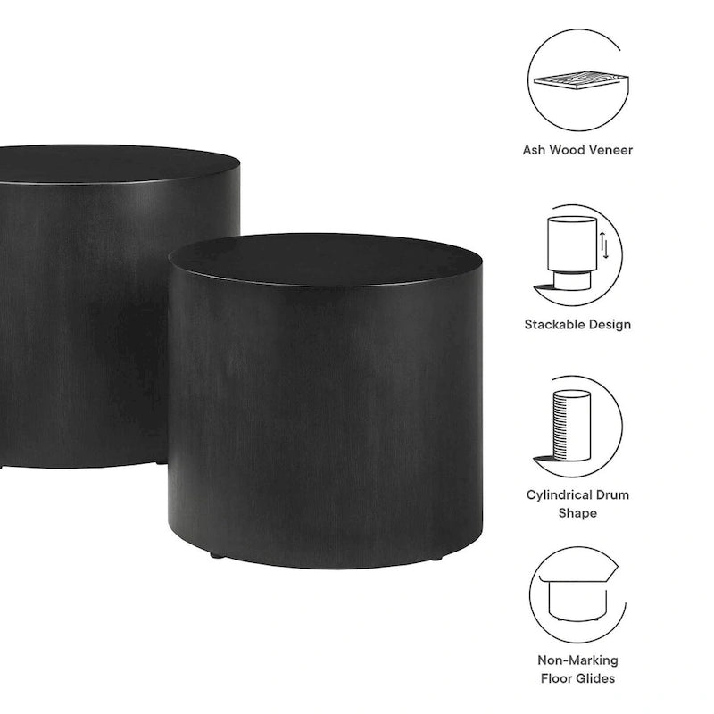 Tables basses gigognes Amani (lot de 2)