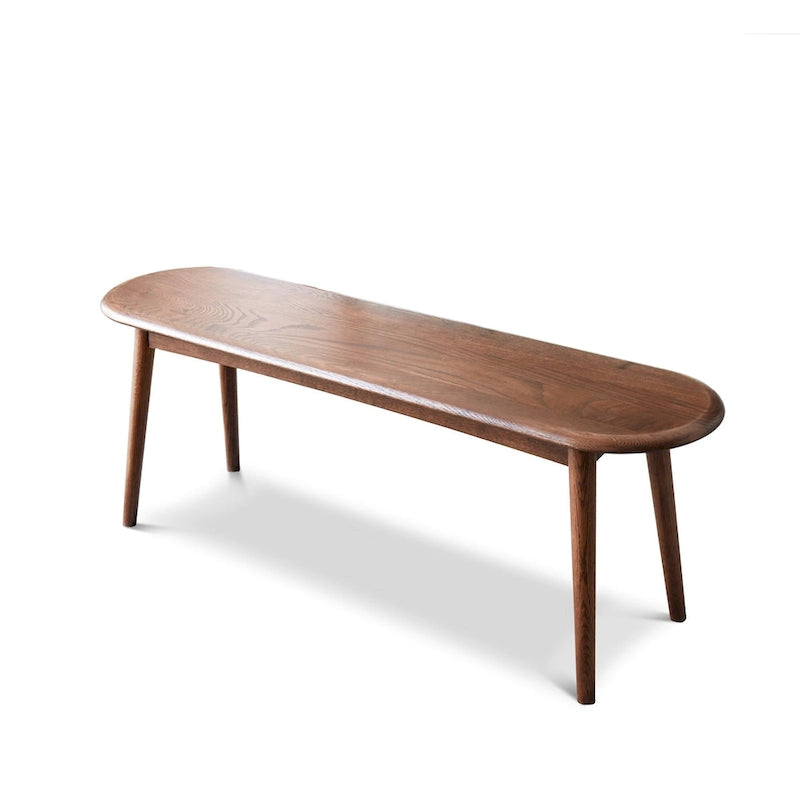 Banc de salle à manger en bois de chêne naturel Banc pour salon