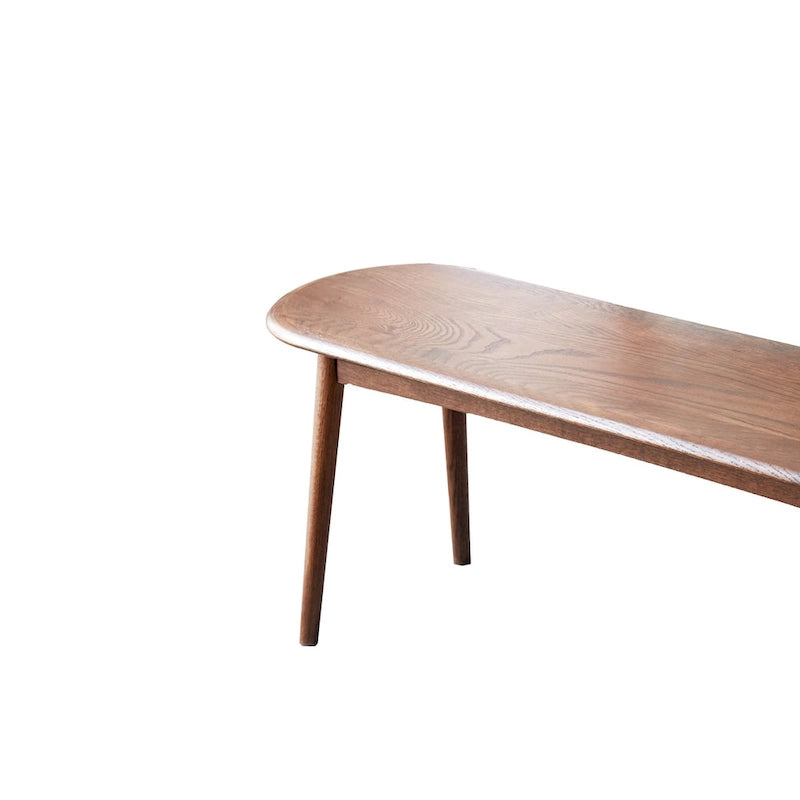 Banc de salle à manger en bois de chêne naturel Banc pour salon