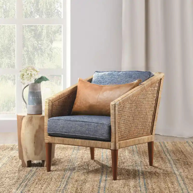 Fauteuil d'appoint en osier Kaitlin Classic Home