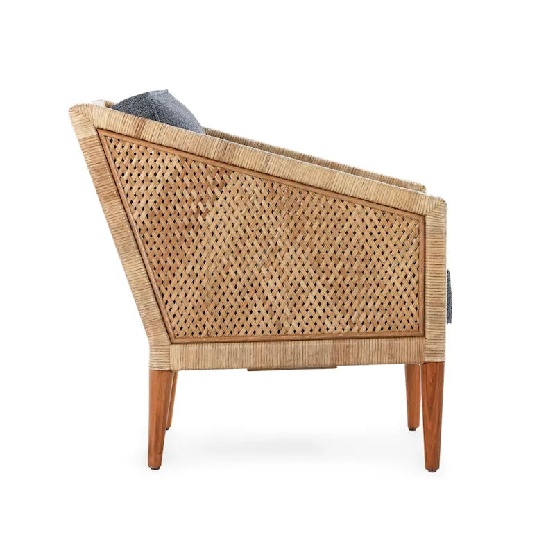Fauteuil d'appoint en osier Kaitlin Classic Home