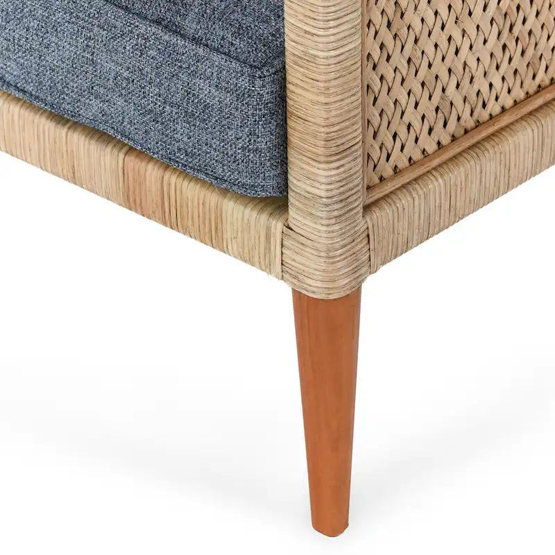 Fauteuil d'appoint en osier Kaitlin Classic Home