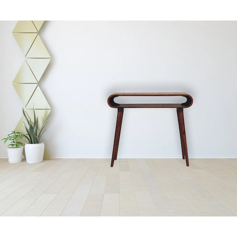 Console en bois massif de style nordique Amaya de Artisan Furniture