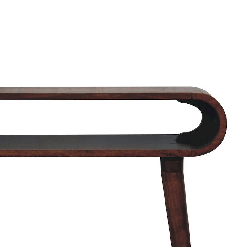 Console en bois massif de style nordique Amaya de Artisan Furniture