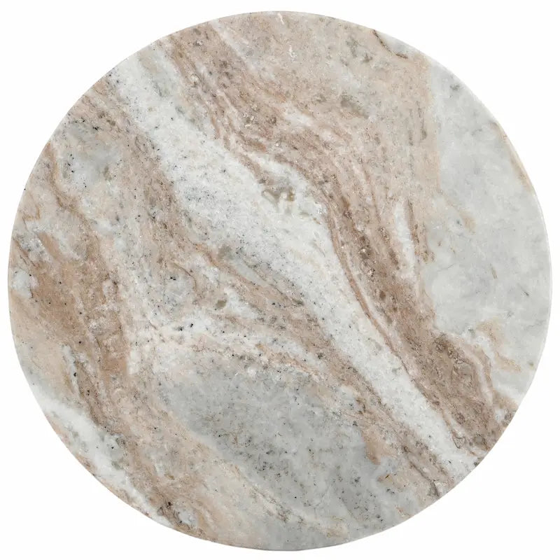 SAFAVIEH Couture Devlin Table d'appoint en marbre - 12Wx12Dx20H