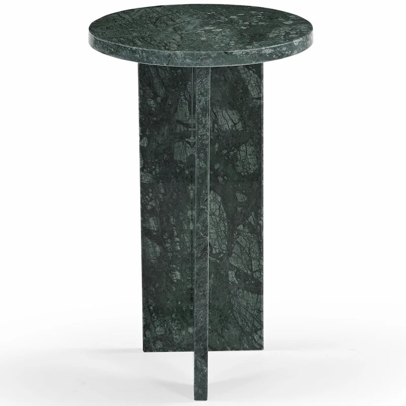 SAFAVIEH Couture Devlin Table d'appoint en marbre - 12Wx12Dx20H