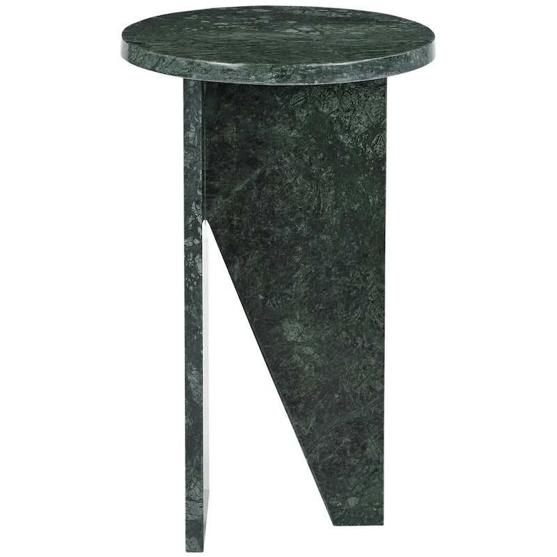 SAFAVIEH Couture Devlin Table d'appoint en marbre - 12Wx12Dx20H