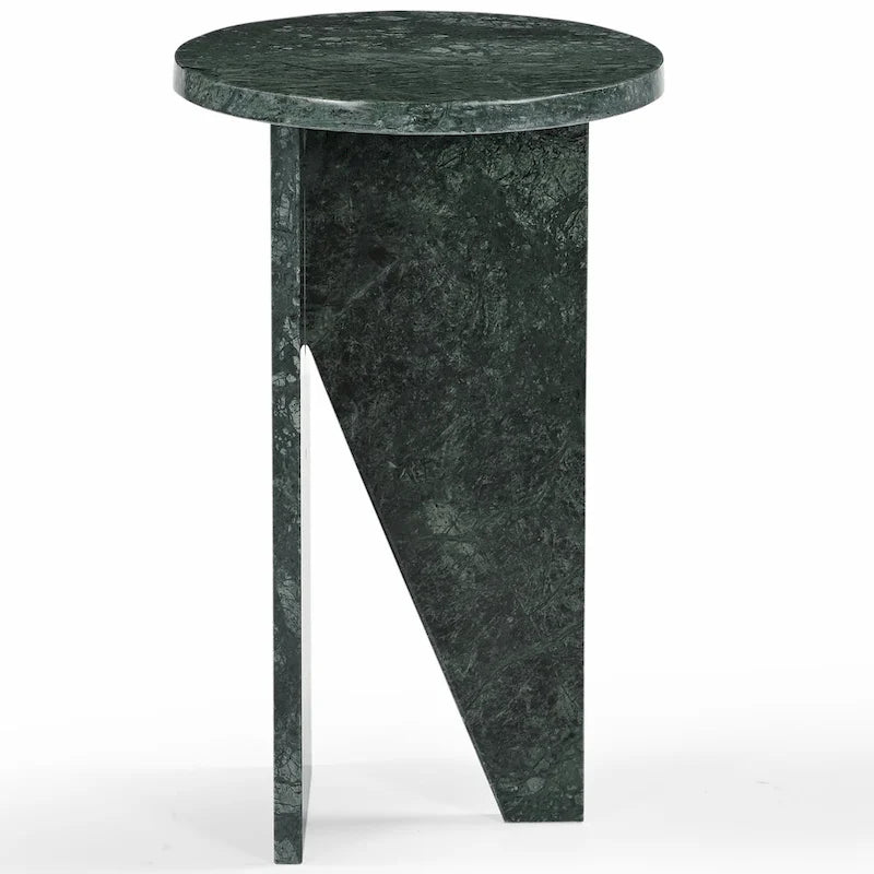 SAFAVIEH Couture Devlin Table d'appoint en marbre - 12Wx12Dx20H