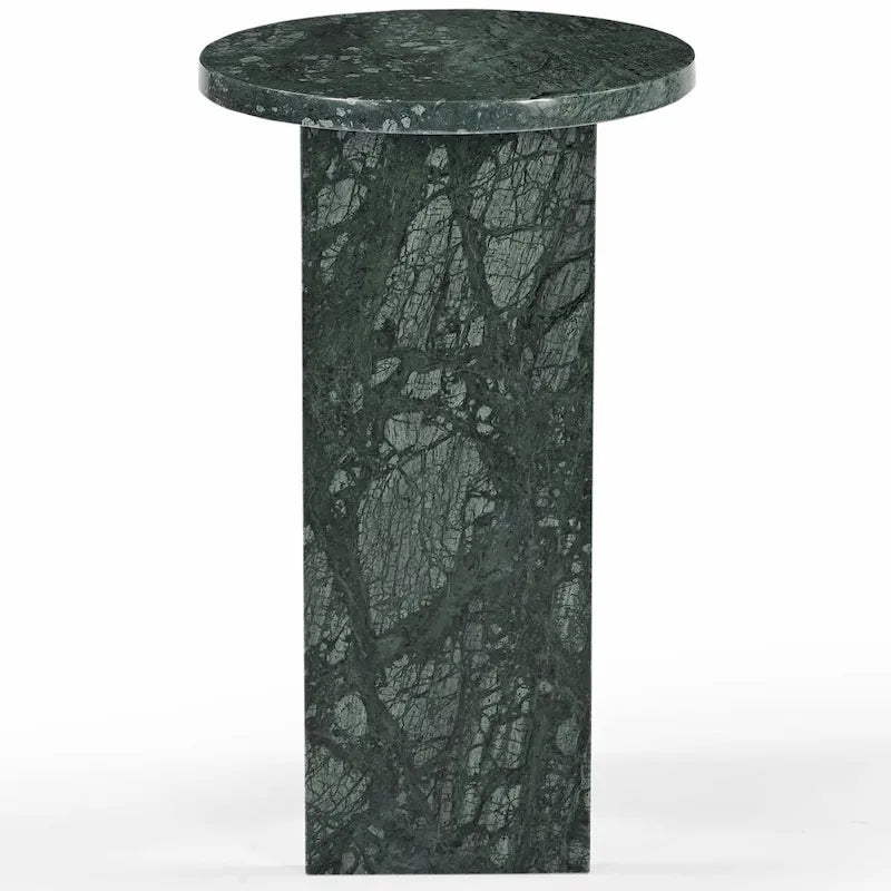 SAFAVIEH Couture Devlin Table d'appoint en marbre - 12Wx12Dx20H