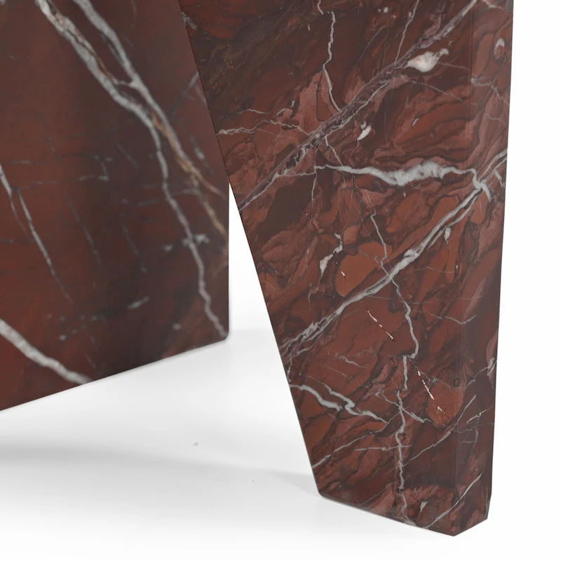 SAFAVIEH Couture Devlin Table d'appoint en marbre - 12Wx12Dx20H