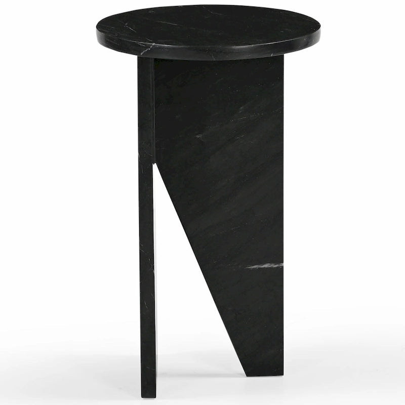 SAFAVIEH Couture Devlin Table d'appoint en marbre - 12Wx12Dx20H