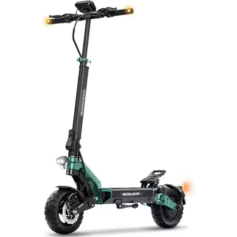 Trottinette électrique ECOLEAP L7 pour adultes, moteur de crête de 1500W, 45 km/h, autonomie de 80 km, double suspension, freins à disque avant et arrière, UL