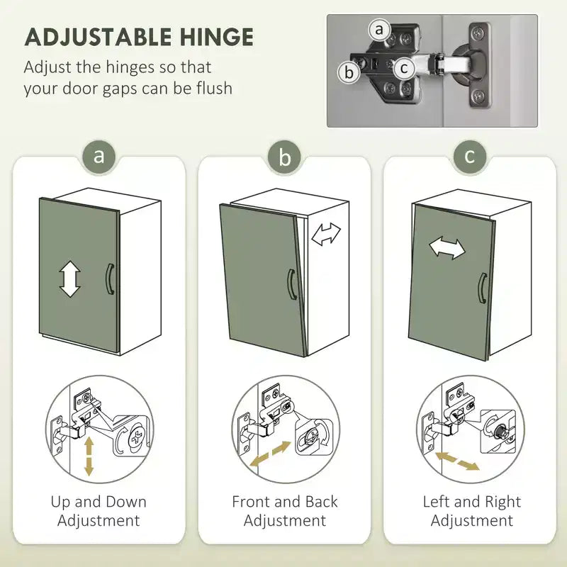 71 Armoire de cuisine, armoire de rangement haute avec support pour micro-ondes, buffet de cuisine moderne, 3 étagères réglables pour salon, salle à manger