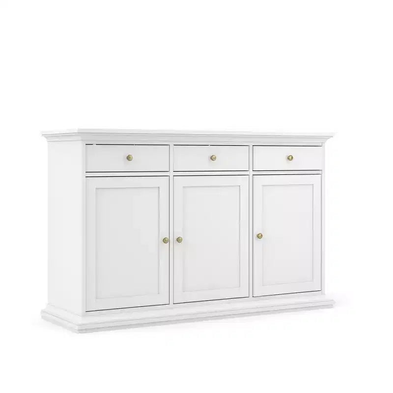 Tvilum, Buffet 3 portes et 3 tiroirs, Blanc