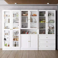Meuble de rangement polyvalent Famapy avec portes vitrées, bibliothèque, organisateur de garde-manger