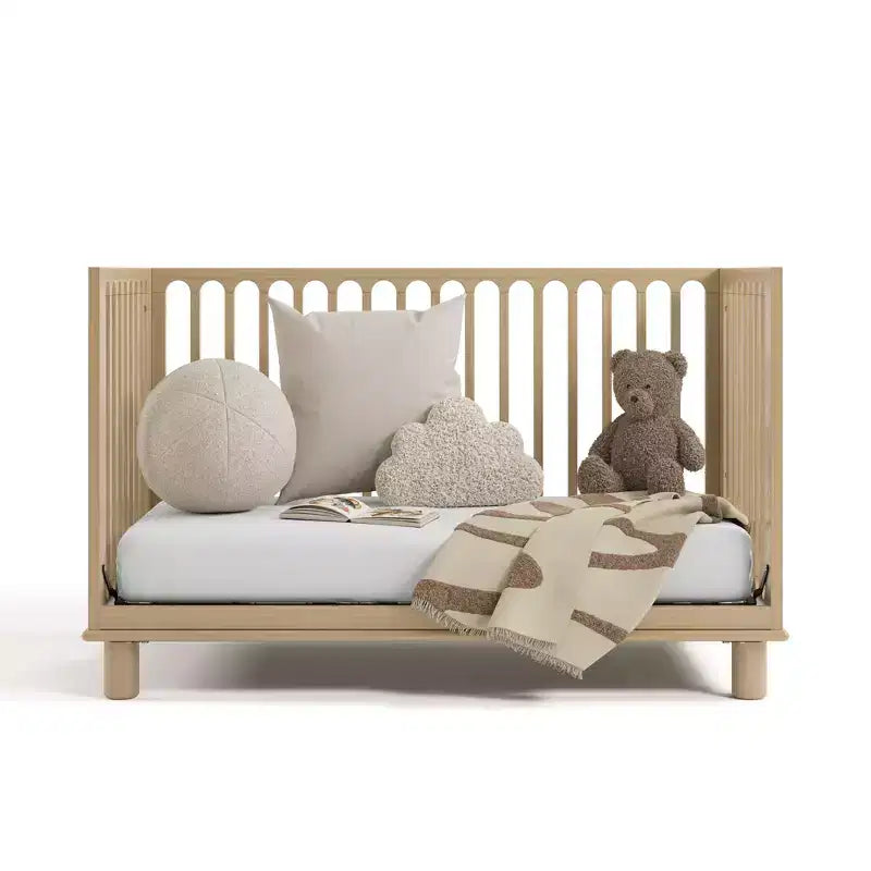 Lit de bébé convertible 3-en-1 de luxe Storkcraft Sicily avec barrière de sécurité pour tout-petit