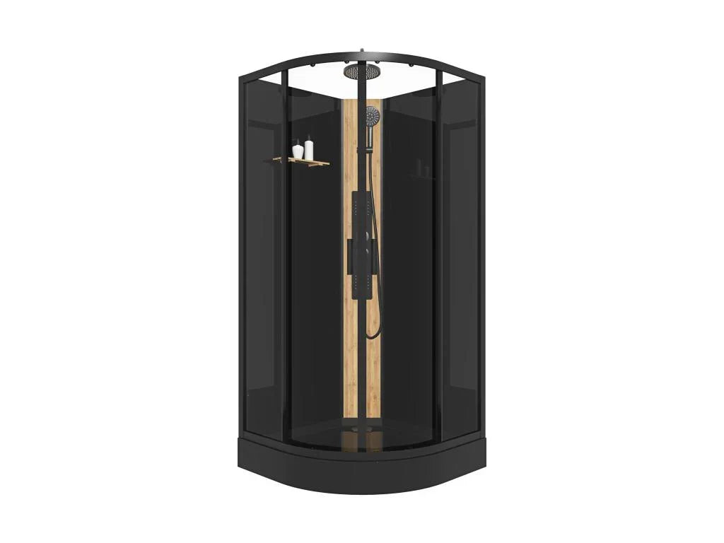 Douche hydromassante - Noir