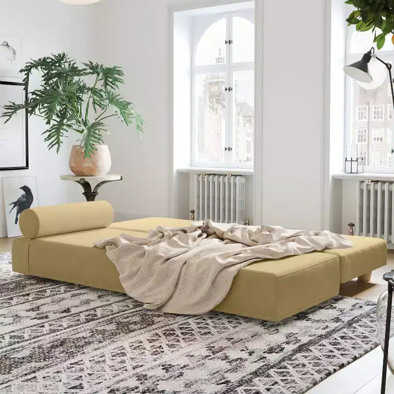 Lit de repos / Lit pliant grand format (Queen-Size) - Microvelours
