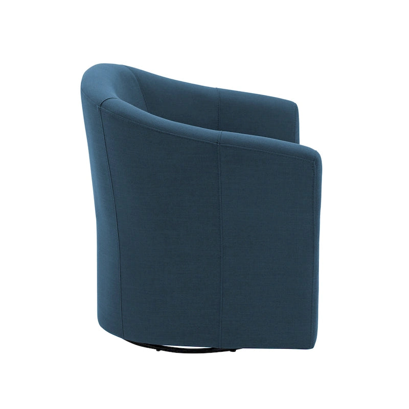 Lot de 2 fauteuils pivotants modernes avec accoudoirs pour salon