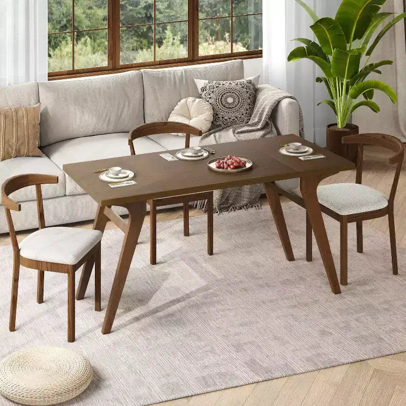 Table basse 2 en 1, table à manger extensible, table à hauteur réglable pour la maison et le bureau, peu encombrante - ModernLuxe