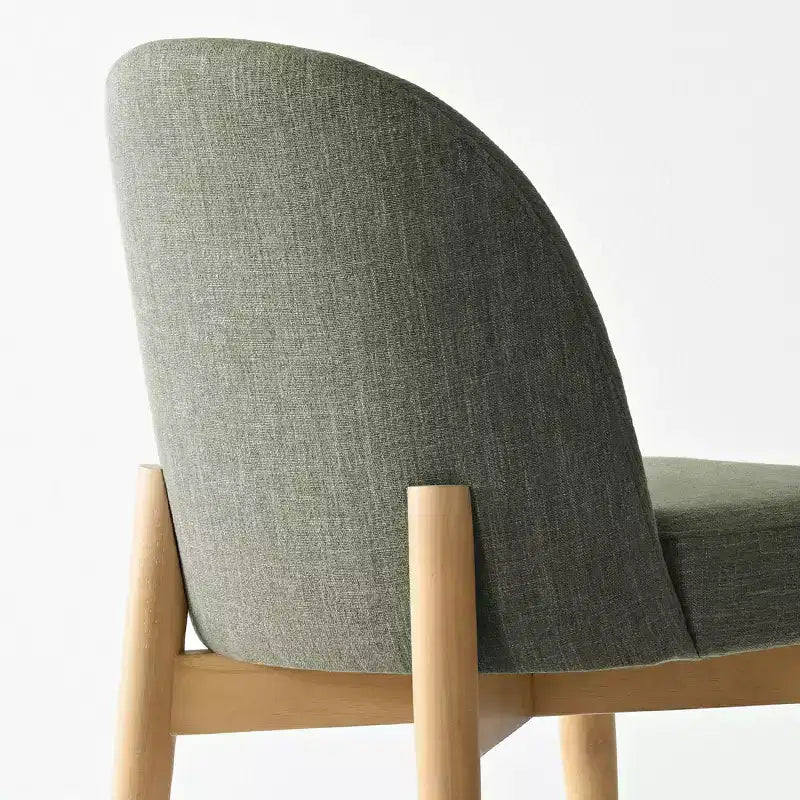 Ensemble de salle à manger 7 pièces, table à tréteaux extensible de 198-244 cm avec chaises rembourrées et pieds en bois massif - Panipeachy
