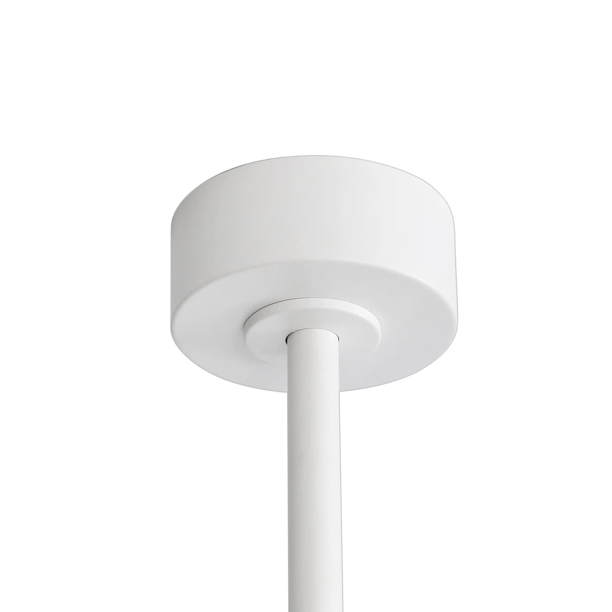 Ventilateur de plafond de 65 pouces à 8 pales noires avec lumière LED et télécommande