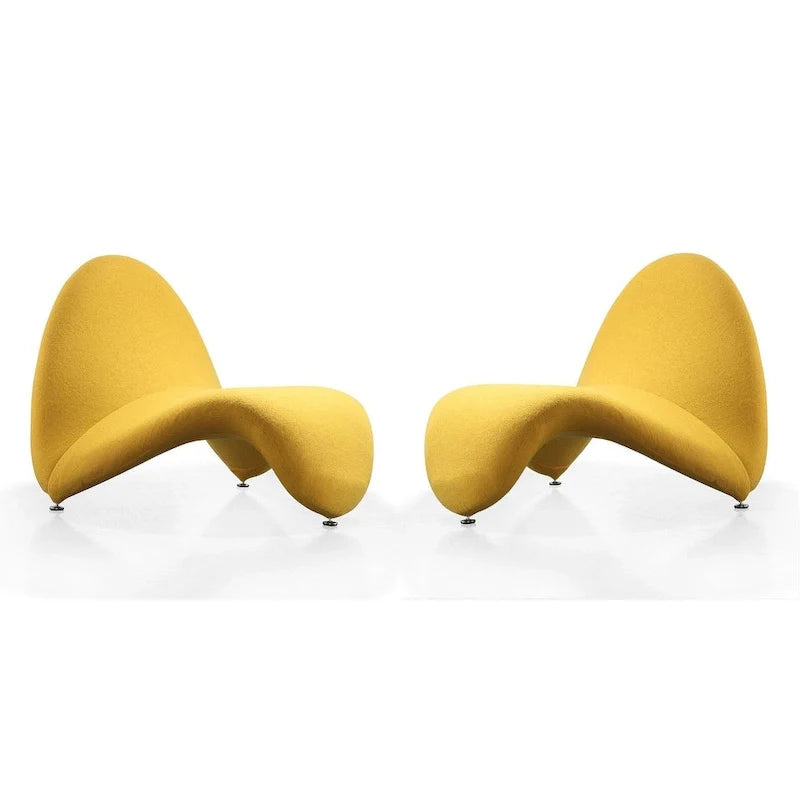Fauteuil d'appoint en mélange de laine