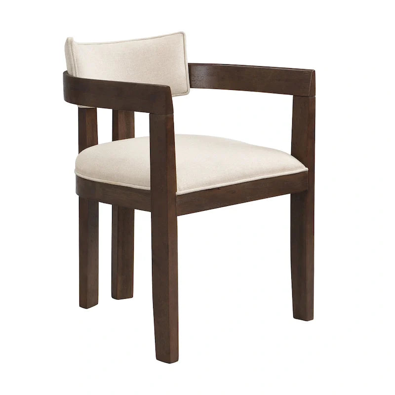 Chaise de salle à manger moderne sophistiquée Conrad avec accoudoirs par Christopher Knight Home