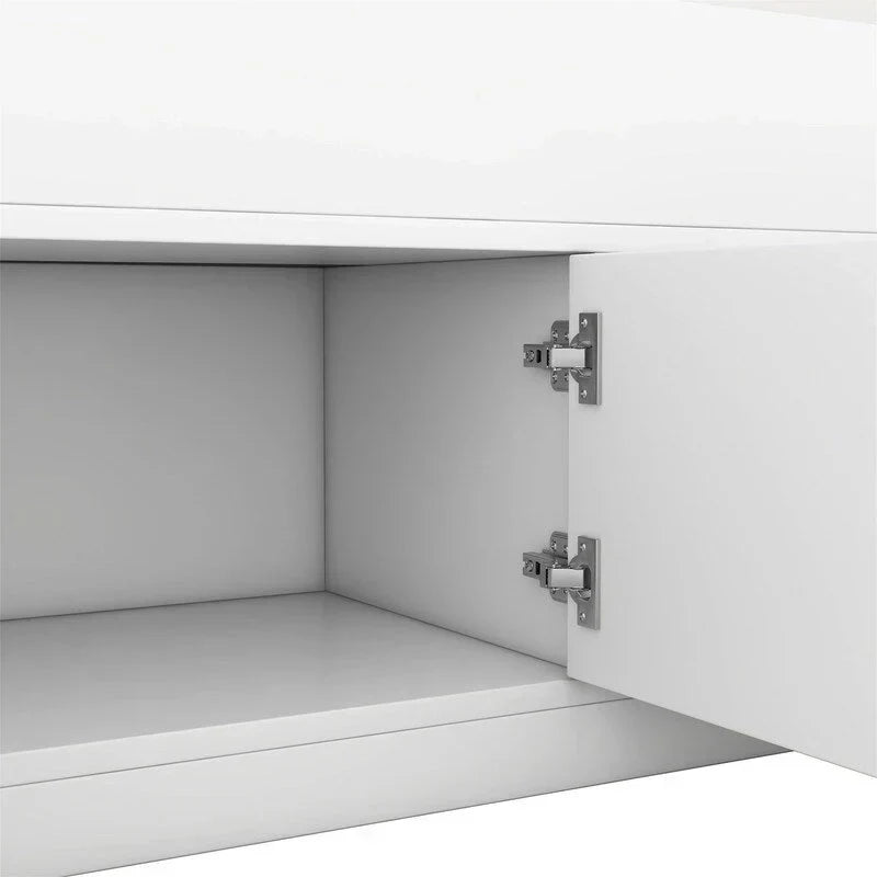 Lit plateforme capitaine double/grand avec 4 tiroirs et étagères de rangement, cadre de lit en bois massif avec tête de lit bibliothèque de rangement
