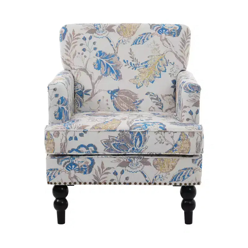 Fauteuil club contemporain Harrison Christopher Knight Home en tissu avec garniture cloutée