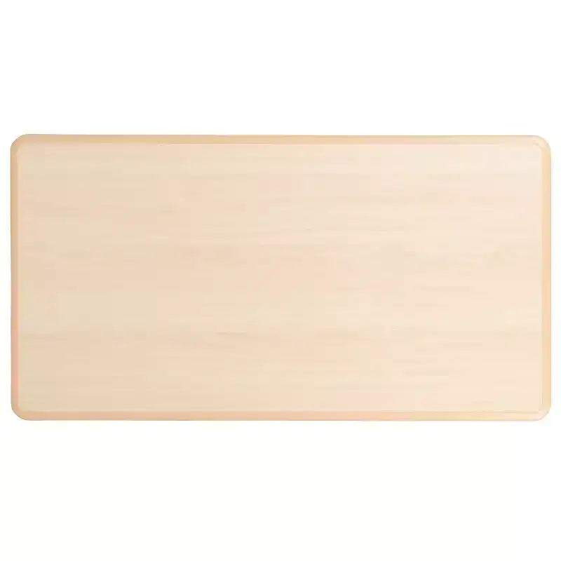 Emma et Oliver, ensemble table d'activités rectangulaire en plastique réglable en hauteur (60 cm x 120 cm) avec 6 chaises